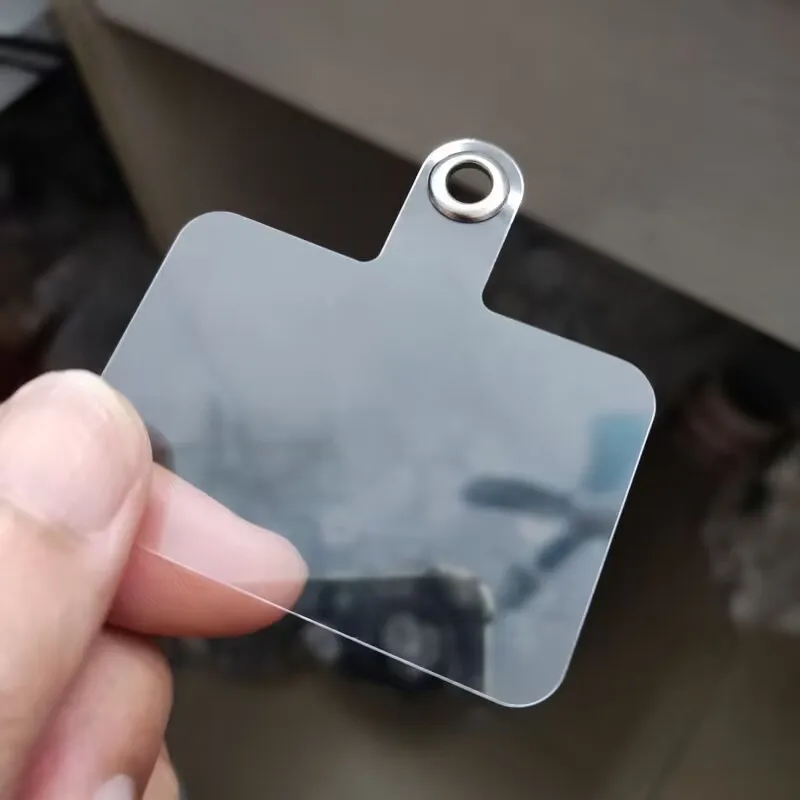 Clip Transparent Porte-Carte & Lanière pour Coque de Téléphone – Fixation Sécurisée