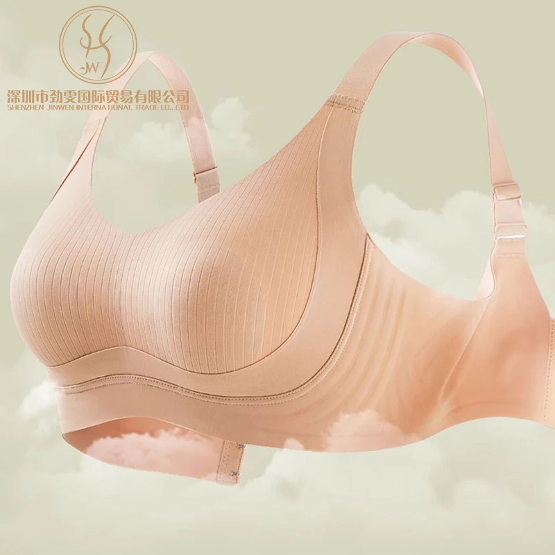 Soutien-gorge grande taille sans armatures – Style sport, couvrance totale, respirant (M à 3XL)