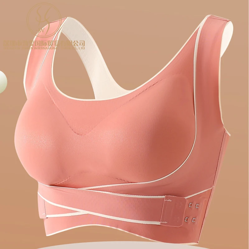 Soutien-gorge Sport Push-Up Sans Couture Grande Taille – Respirant & Confortable
