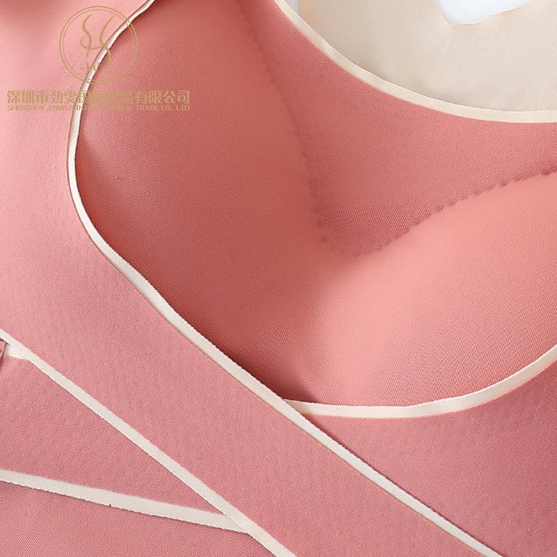 Soutien-gorge Sport Push-Up Sans Couture Grande Taille – Respirant & Confortable