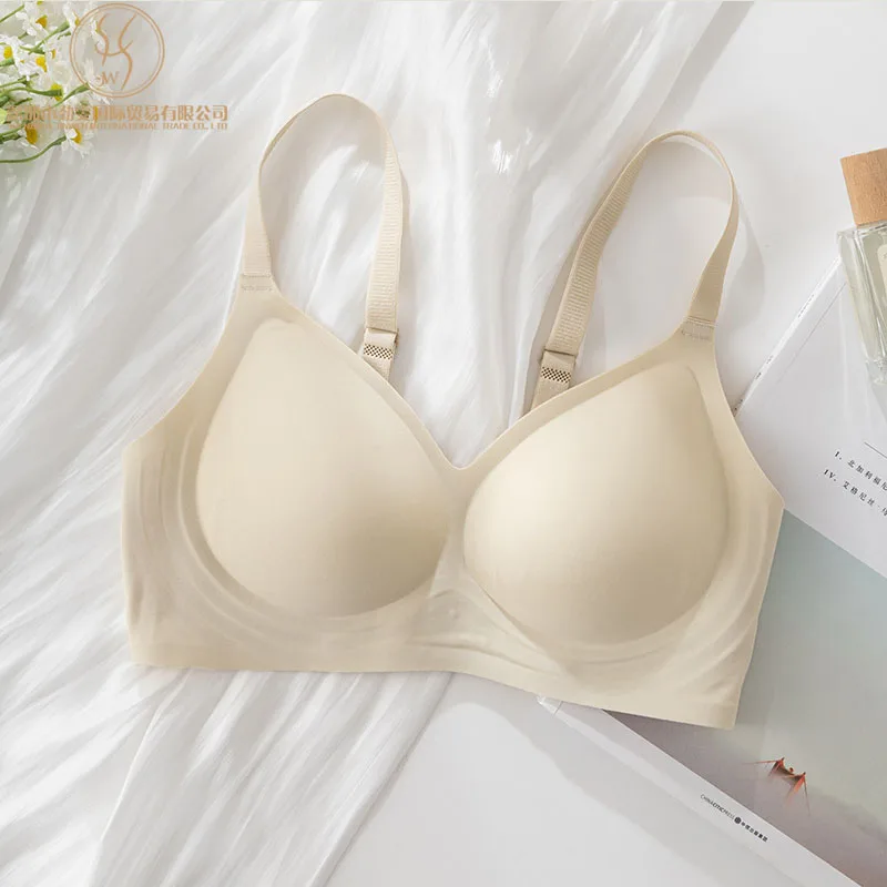 Soutien-gorge Push-Up Sans Fil Ultra-Doux | Bralette Sans Couture Respirante Toutes Saisons