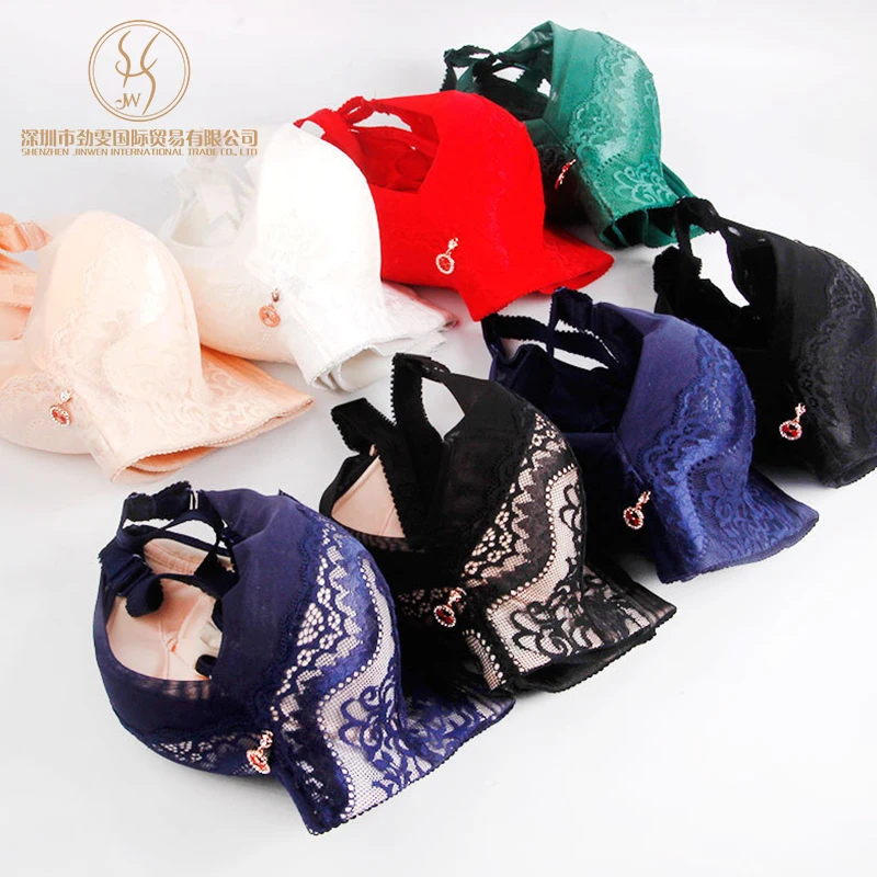 Sexy Europe Style Confortable Respirant Boucle Arrière Lingerie Sous-Vêtements Femmes Filles Dentelle Soutien-Gorge