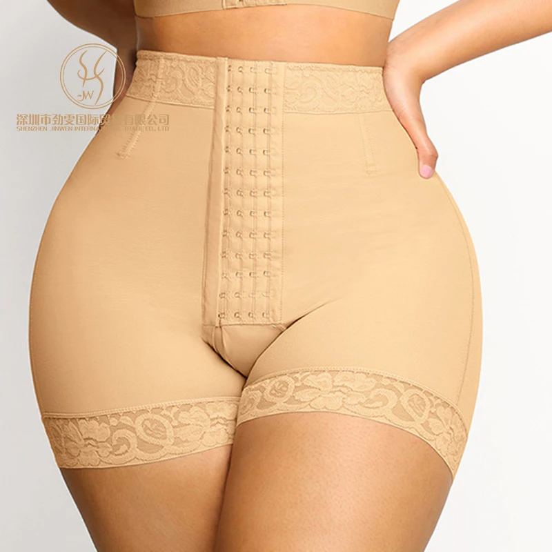 Promotion : Culotte colombienne post-opératoire, shorty BBL taille haute, gaine amincissante ventre et rehausseur de fesses pour femme, vente en gros