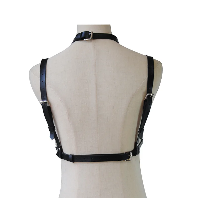 Ceinture Corset Réglable en Cuir Noir – Style Gothique & Soirée pour Femme