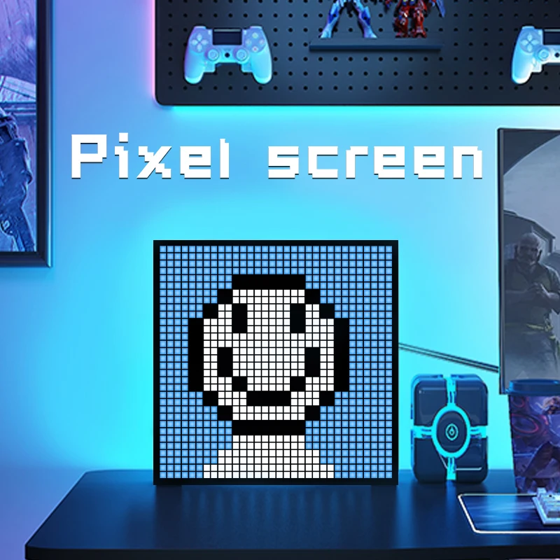 Panneau LED Pixel RGB 10W – Affichage Dynamique Bluetooth Carré 200x200mm