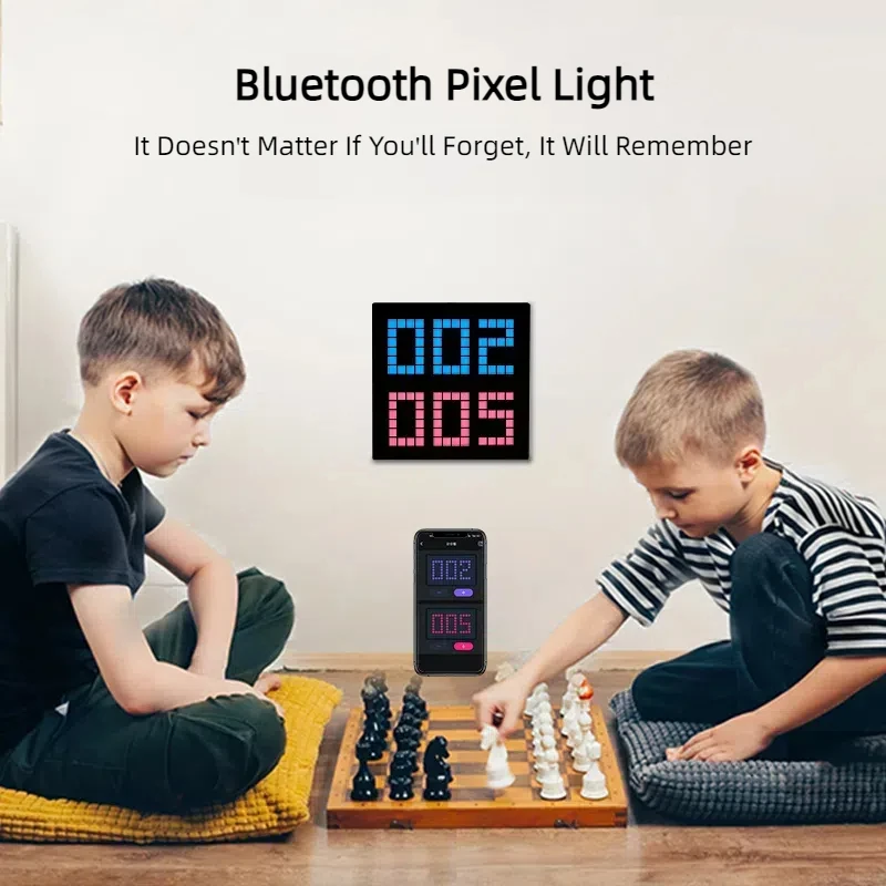 Cadre LED RGB 16x16 Pixels | Contrôle Bluetooth | Décoration Lumineuse Intelligente