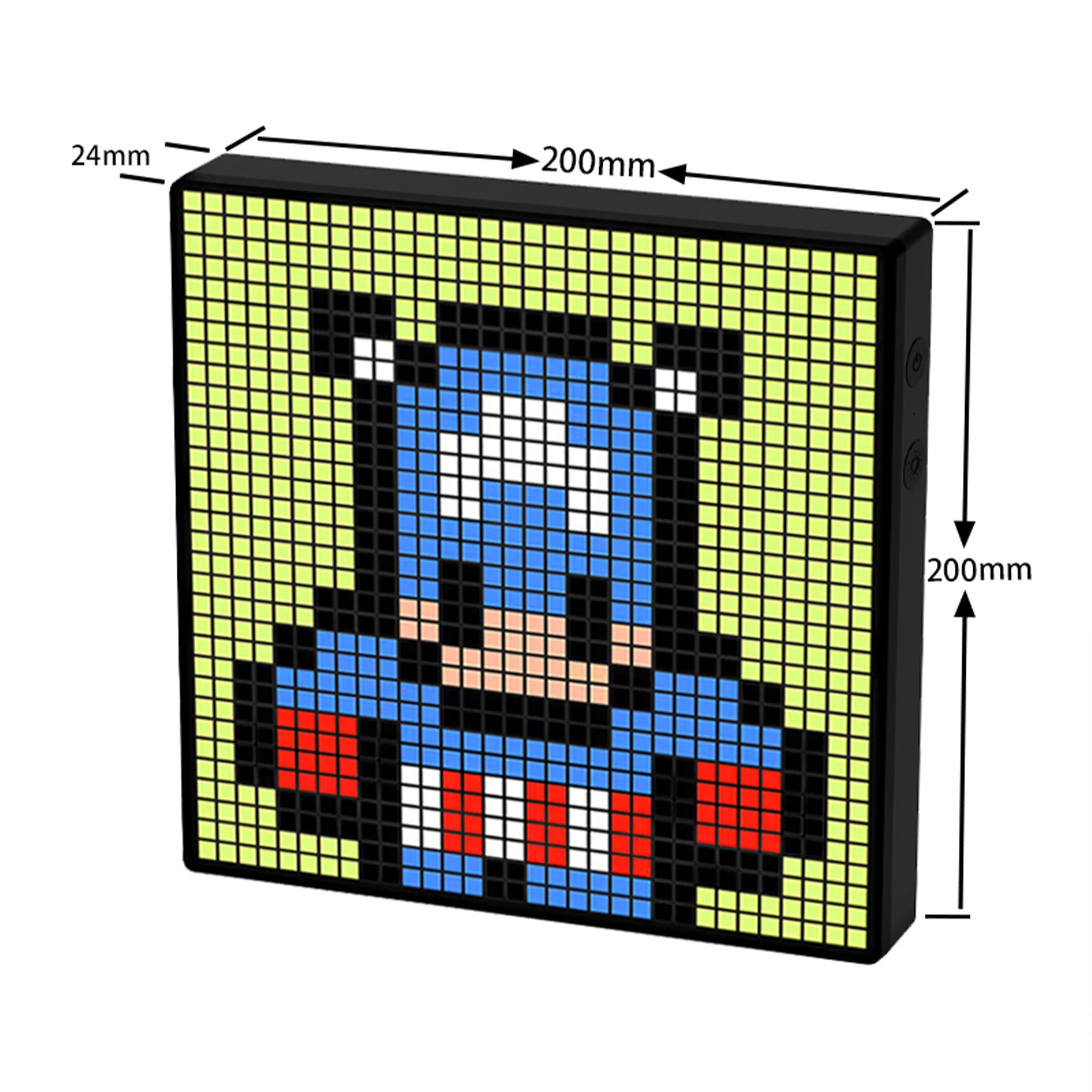 Écran LED Pixel DIY Programmable – Contrôle Bluetooth via App, RVB 10W