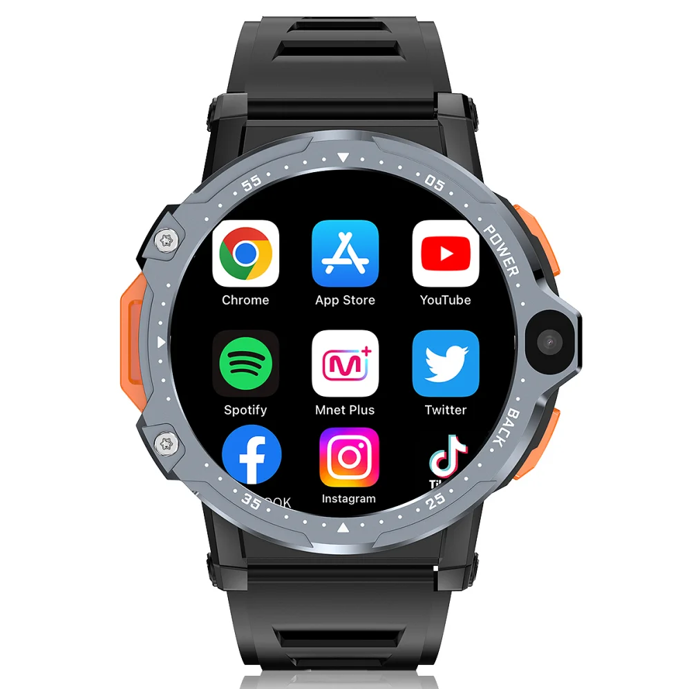 Montre Téléphone Geyan 4G/5G – Double SIM, GPS, NFC, Écran 2.03" AMOLED