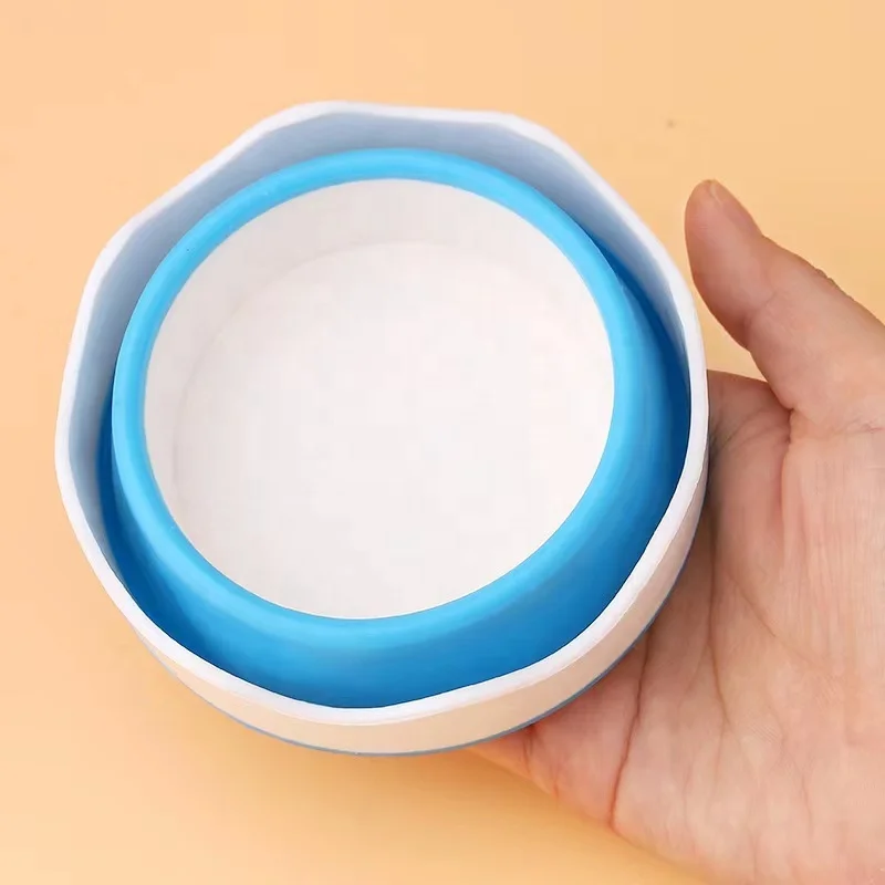 Seau lave-pinceaux en silicone pliable – Support portable certifié ASTM & EN71
