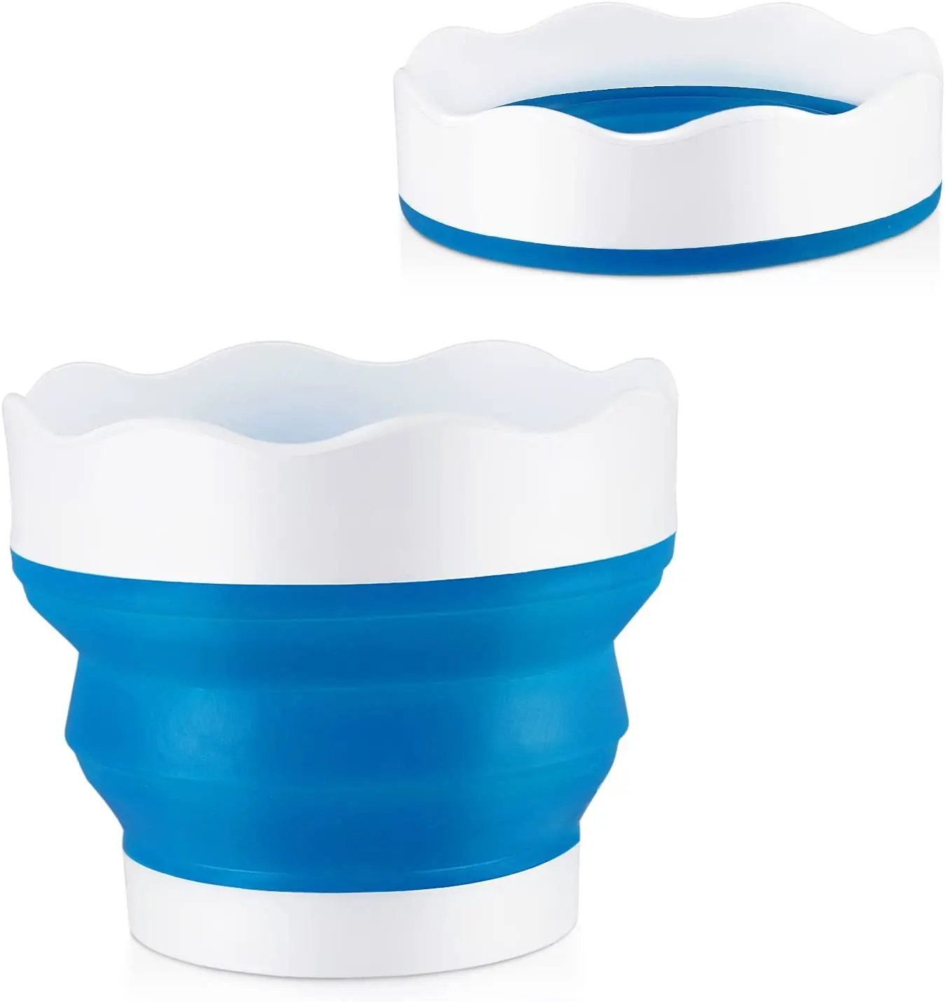 Seau lave-pinceaux en silicone pliable – Support portable certifié ASTM & EN71
