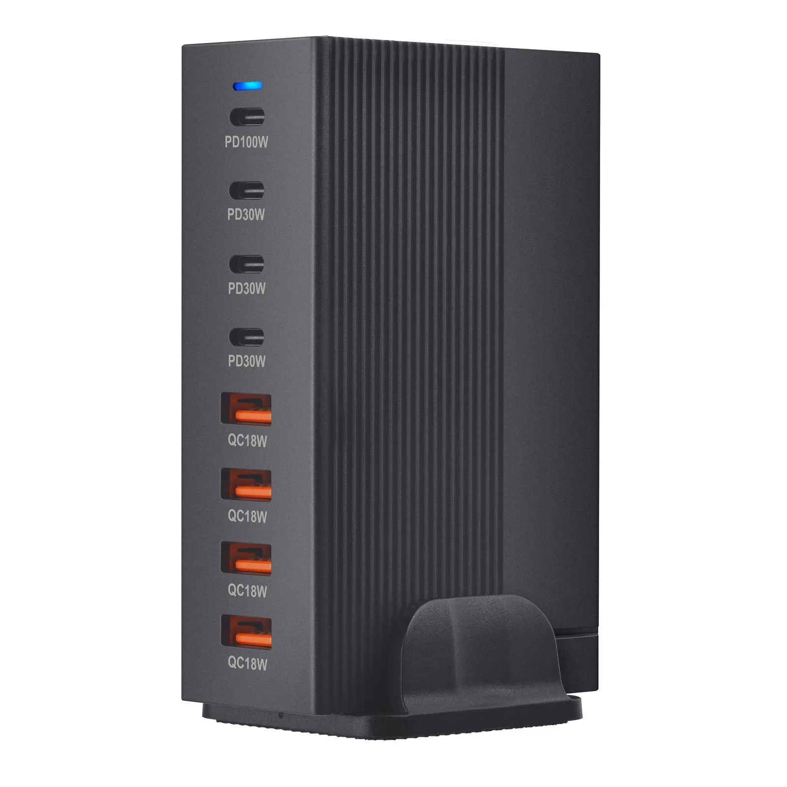 Chargeur GaN 240W 8 Ports USB-C Charge Rapide PD 100W QC3.0 Station Multi-appareils