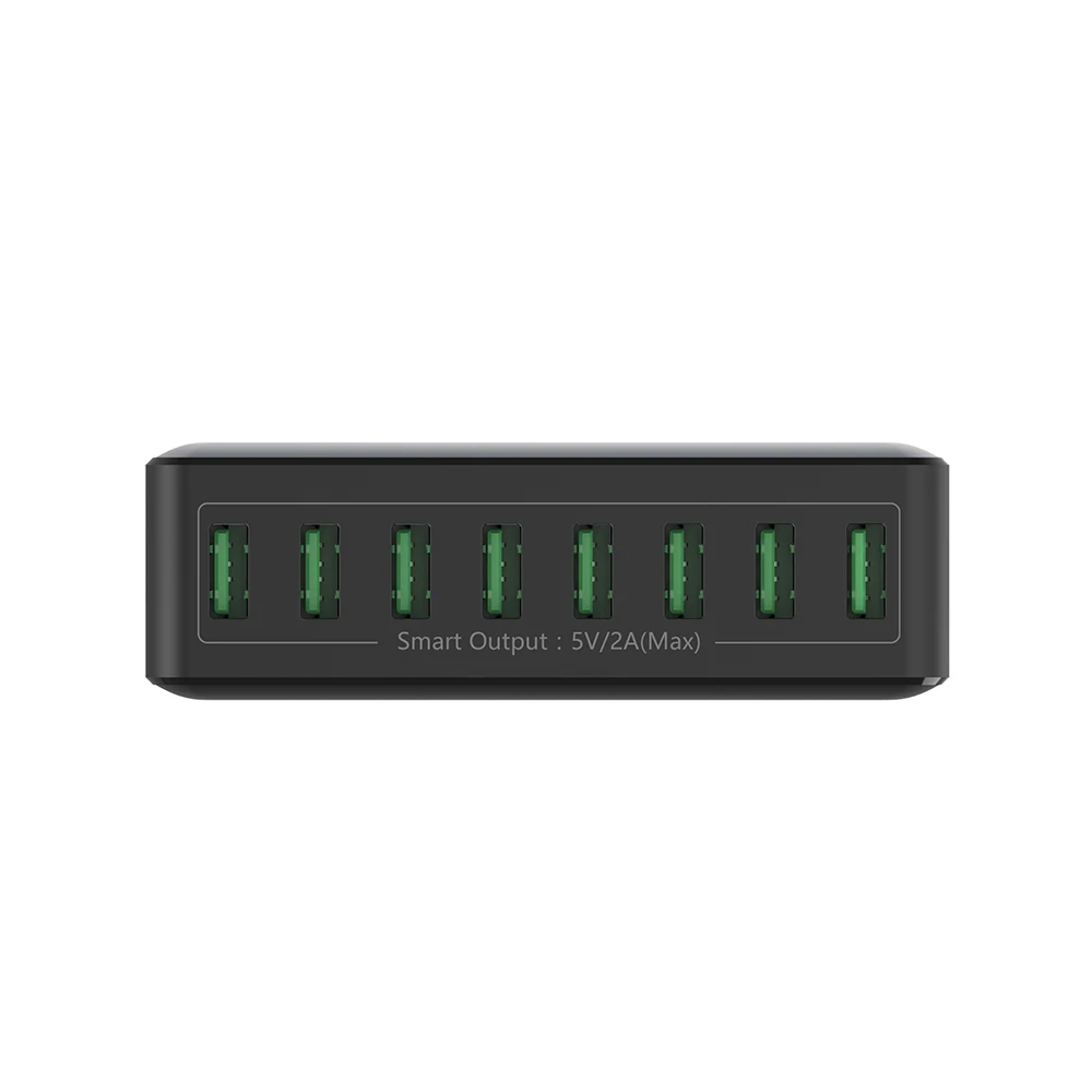 Station de Charge Rapide 40W ilepo i50 – 8 Ports USB, Certifiée CE/FCC/RoHS