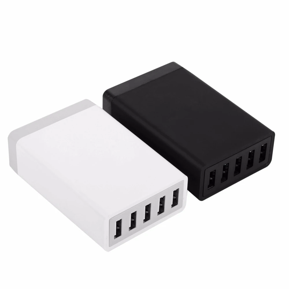 Station de Charge ILEPO 40W – 5 Ports USB Charge Rapide QC2.0 Prise Universelle