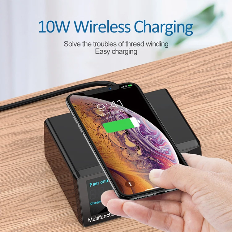 Station de Charge 8 Ports 100W QC3.0 & PD USB-C – Charge Rapide Multi-Appareils