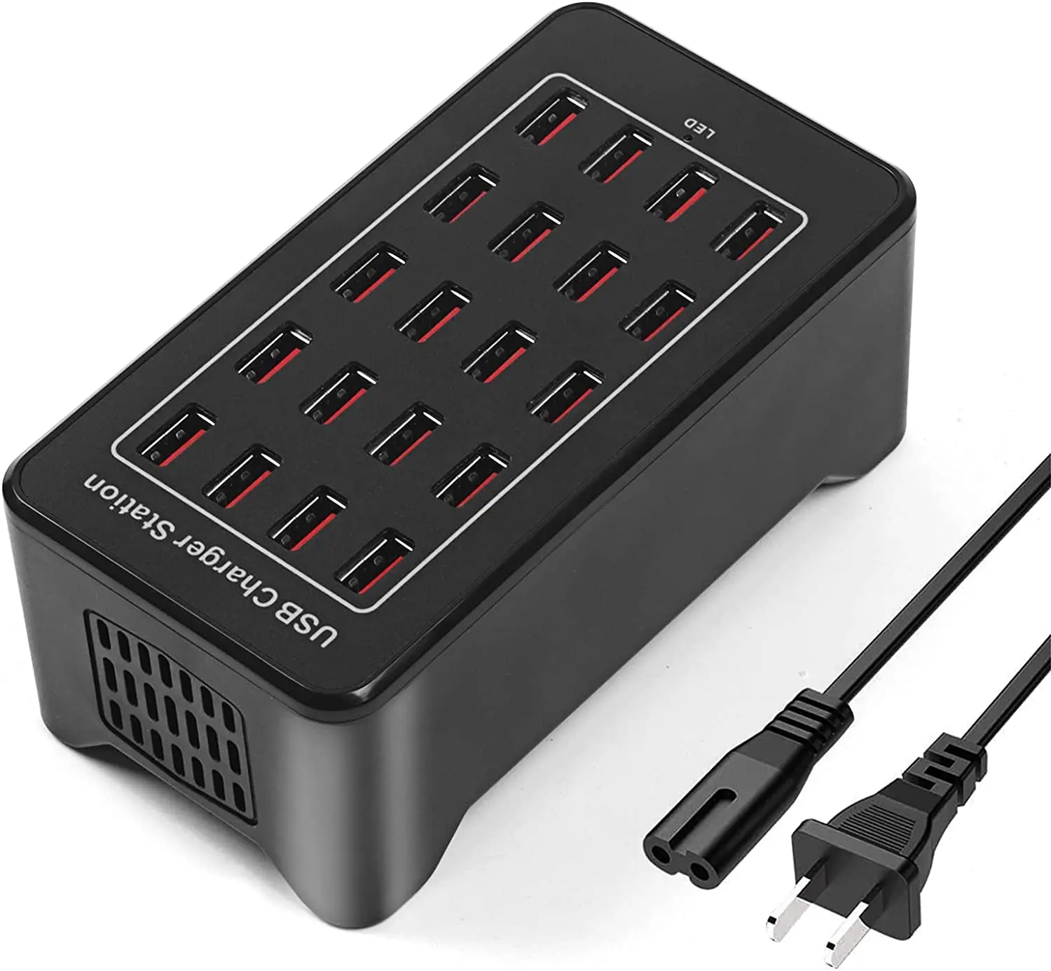 Station de Charge USB Multi-Ports 10 à 30 Ports | 40W à 150W | Chargeur Bureau Rapide