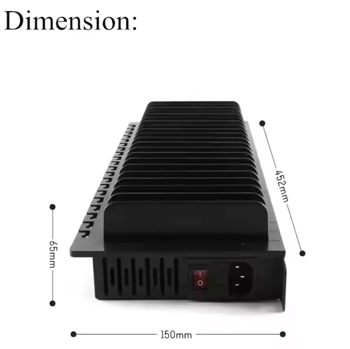 Station de Charge 20 Ports USB 200W iLEPO – Recharge Rapide QC3.0 pour Smartphones & Tablettes