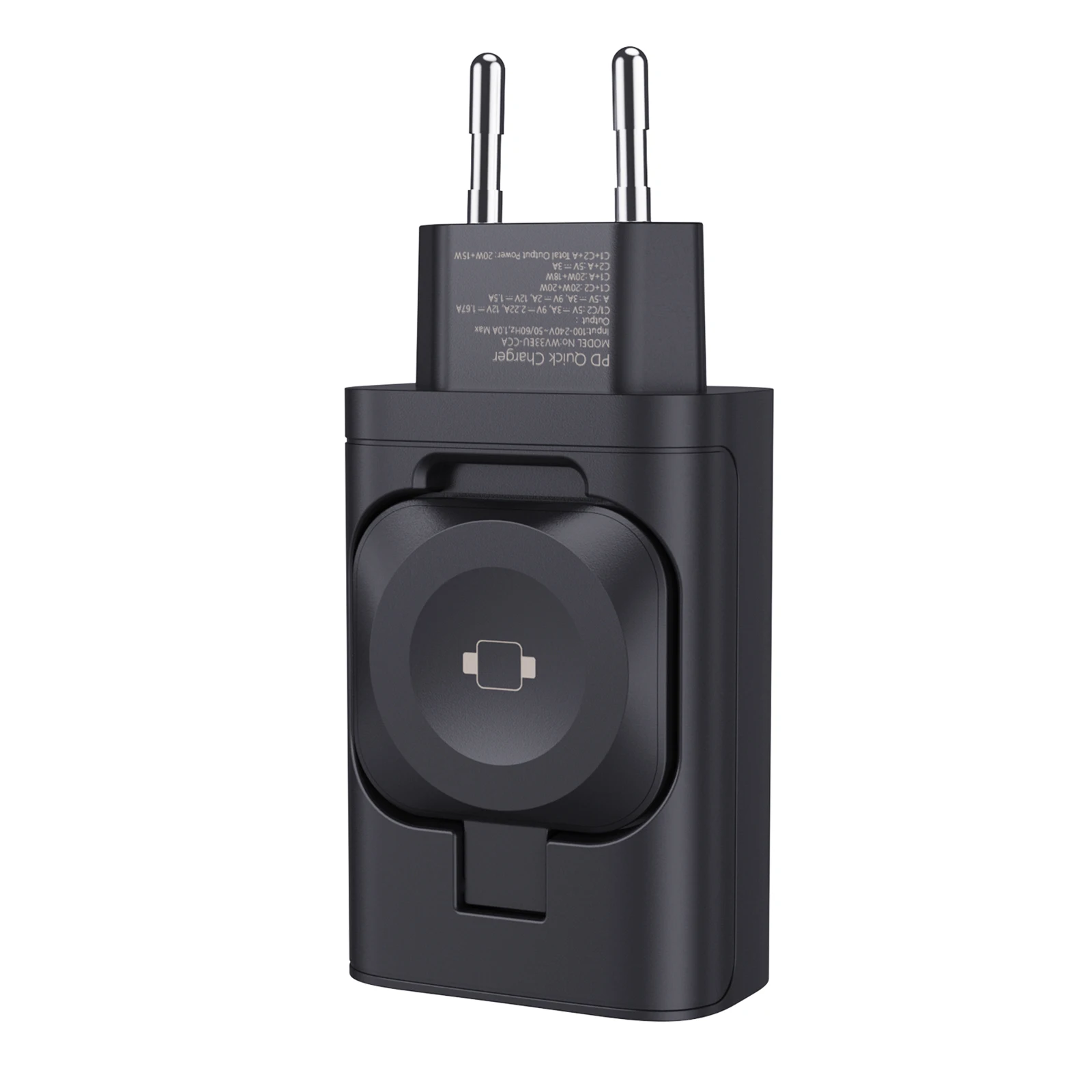 Station de Recharge 4-en-1 Apple Watch & iPhone 43W | 3 Ports USB-C & USB-A Charge Rapide