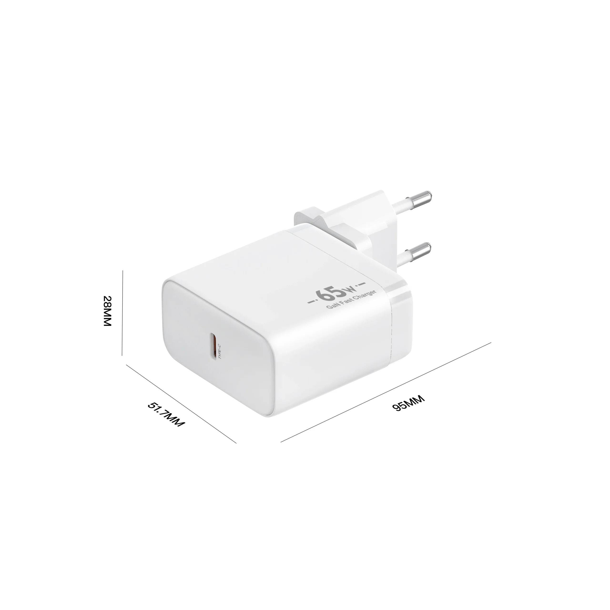Chargeur Rapide GaN 65W Type-C | PD 3.0 & SCP | Compatible iPhone, Android & PC