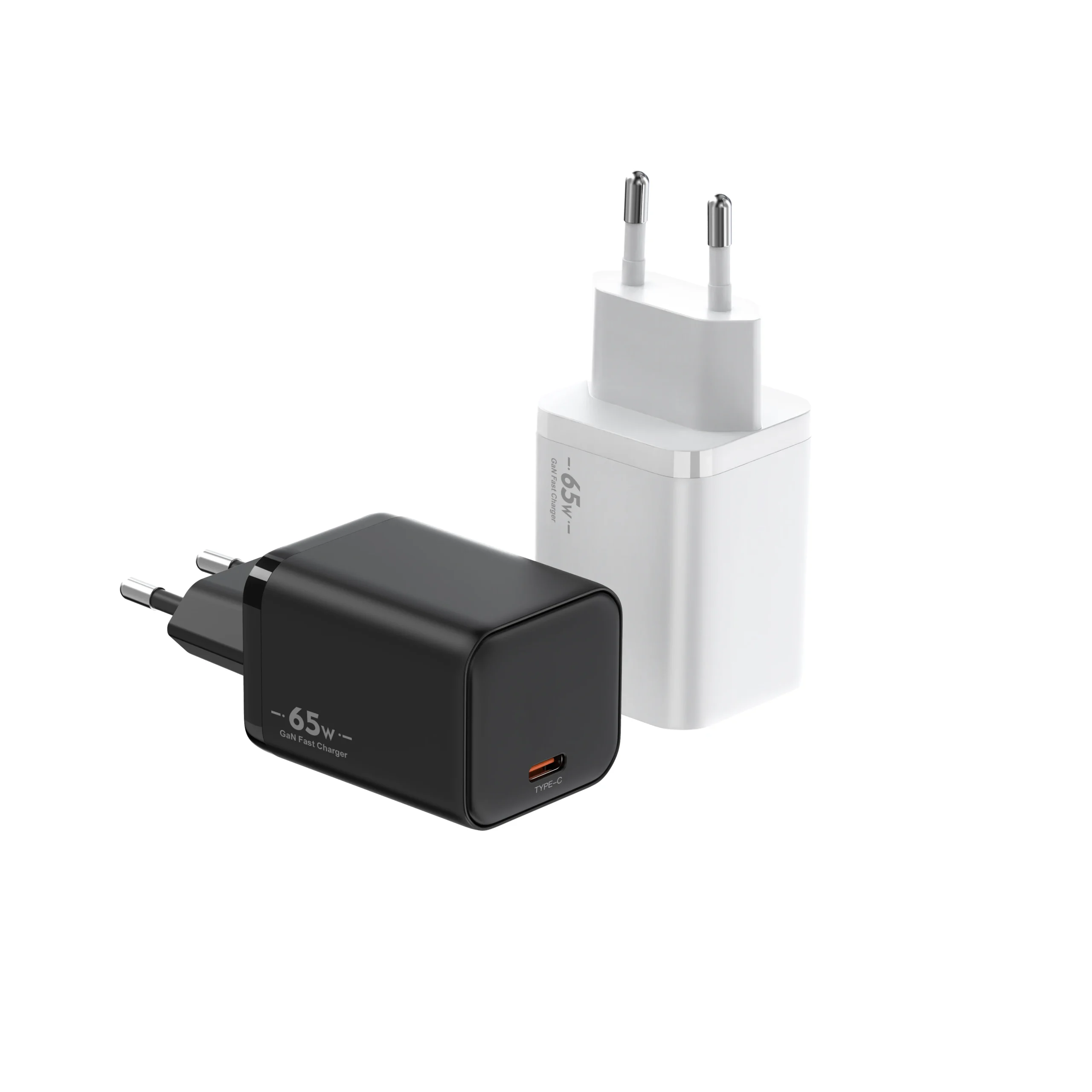 Chargeur Mural GaN 65W USB-C PD 3.0 | Compatible iPhone, Android & PC | Prise EU/UK/US
