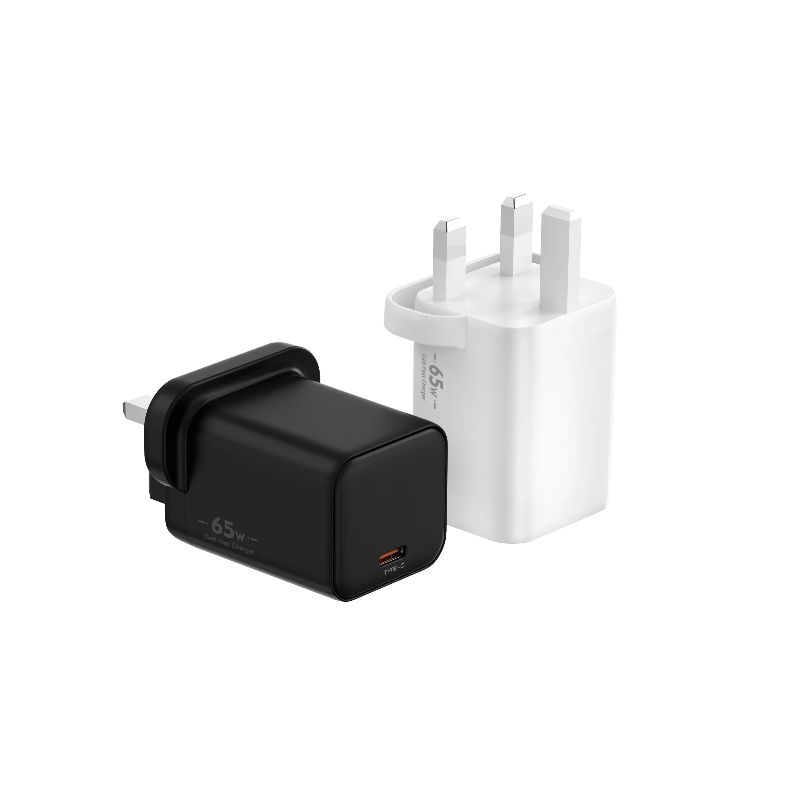 Chargeur Mural GaN 65W USB-C PD 3.0 | Compatible iPhone, Android & PC | Prise EU/UK/US