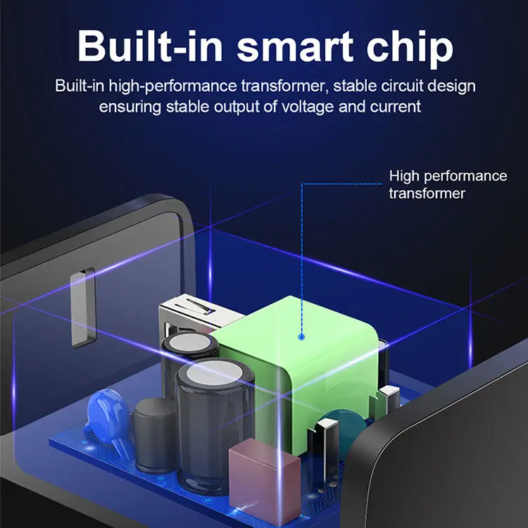Chargeur Rapide USB-C ILEPO 18W QC3.0 – Compatible iPhone & Android