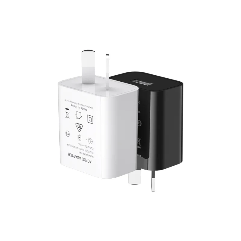 ILEPO Chargeur Mural USB 5V 2.1A – Prise AU Certifié SAA, Protection Totale