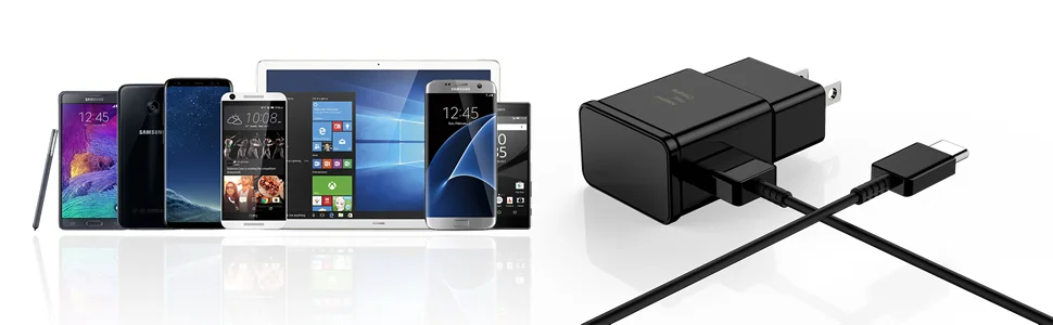 ILEPO Chargeur Mural USB Rapide 15W – Prises US/EU/UK – Universel Téléphone & Montre