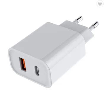 Chargeur Rapide USB-C 20W QC3.0 PD Compatible iPhone Android Prises AU/EU/US/UK