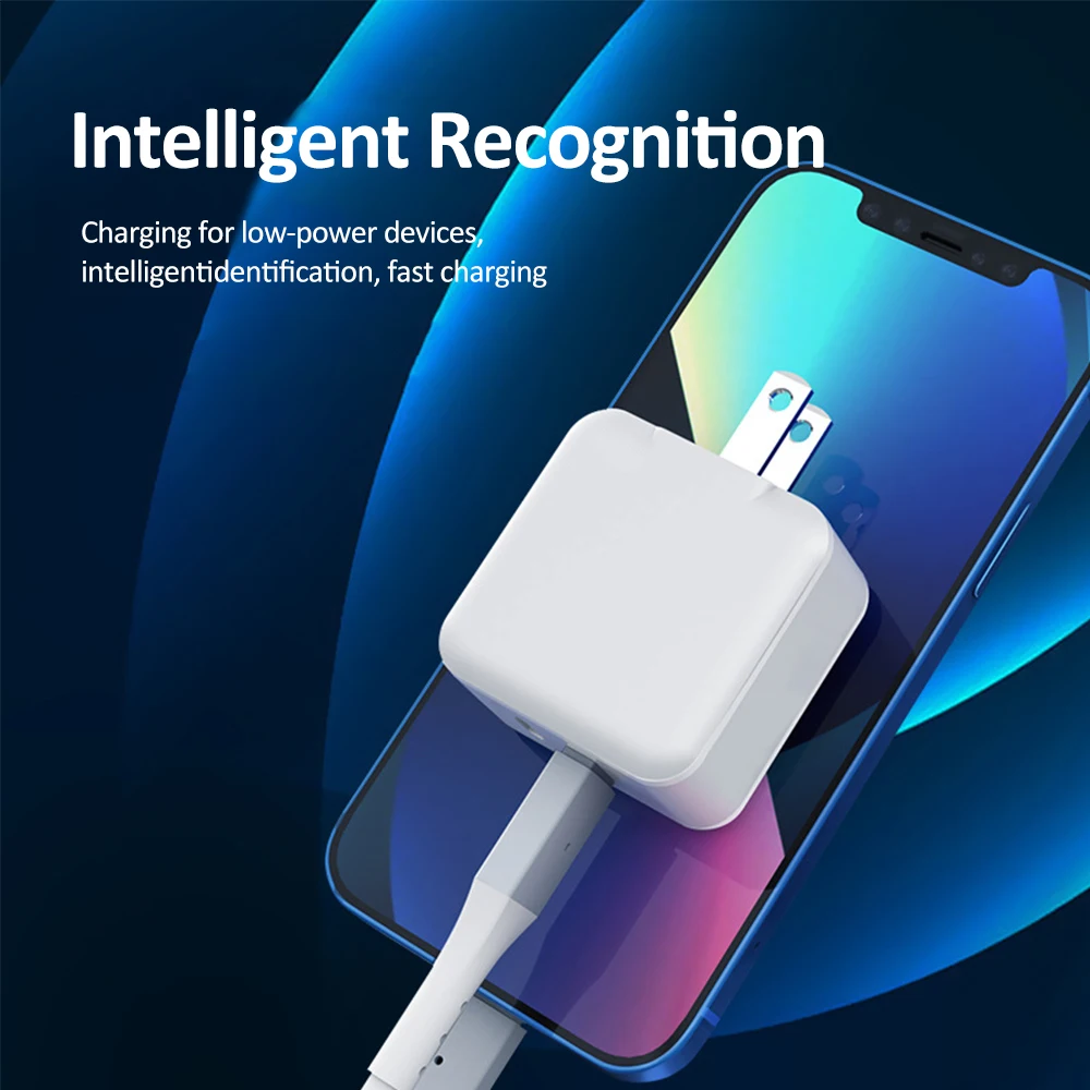 Chargeur Rapide Mural 30W USB-C PD3.0 + QC3.0 – Compatible iPhone & Android