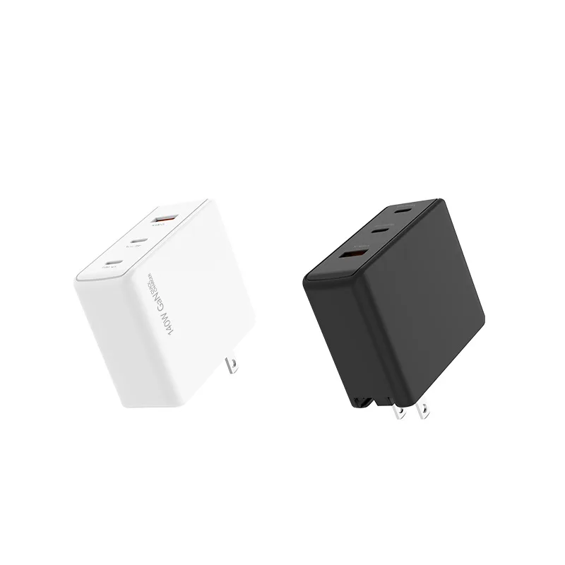 Chargeur GaN 140W Charge Rapide 3 Ports USB-C + USB-A PD QC3.0 - ILEPO W-255