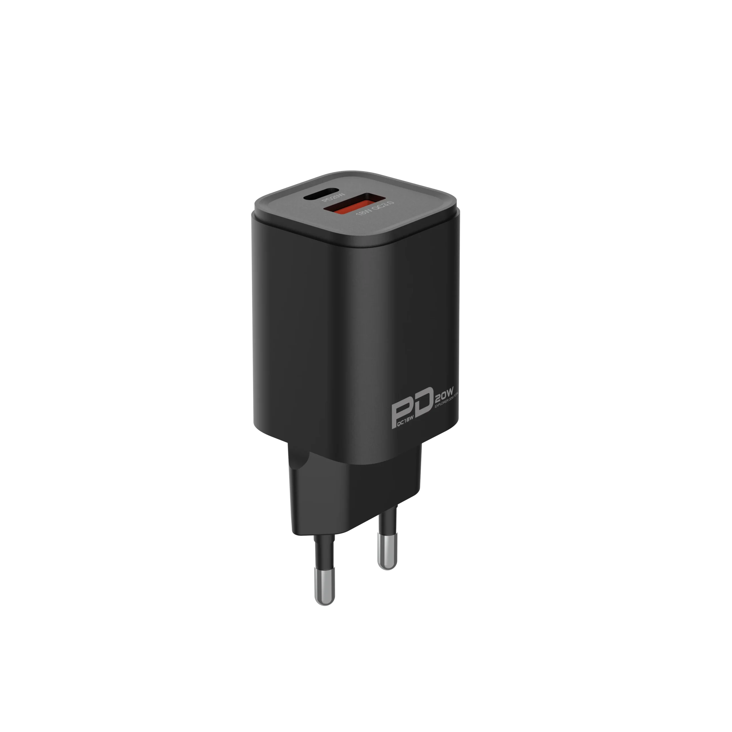 Chargeur Rapide Double Port USB-C PD 20W + USB-A QC3.0 Macaron – Charge Ultra Rapide
