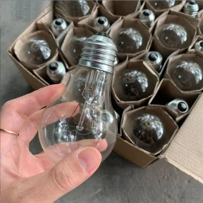Ampoule Edison Rétro E26 A19 40W/60W/100W 2700K Verre Transparent – Lumière Chaude Style Vintage