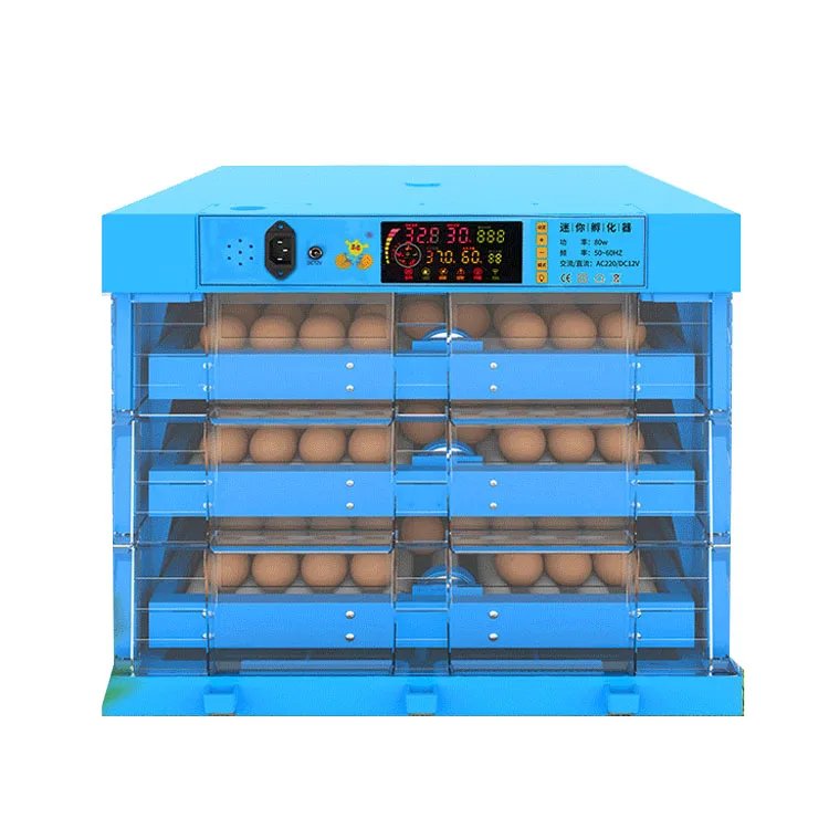 Incubateur d'Œufs Automatique 64 Œufs – Taux d'Éclosion 98% | Double Alimentation 110-220V/12V