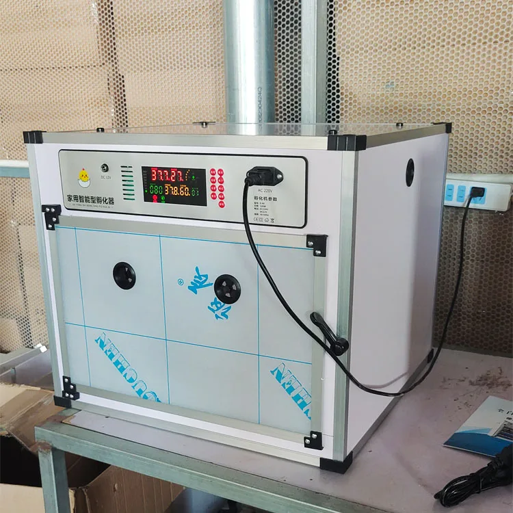 Incubateur Automatique 340 Œufs Double Alimentation 12V/220V – Taux d'Éclosion 98%