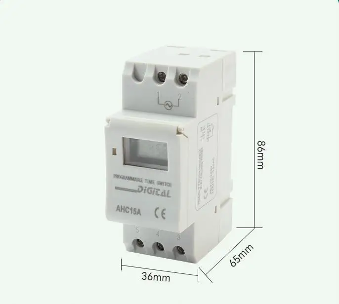 Interrupteur minuterie numérique BT 220V pour incubateur à œufs – Retournement automatique