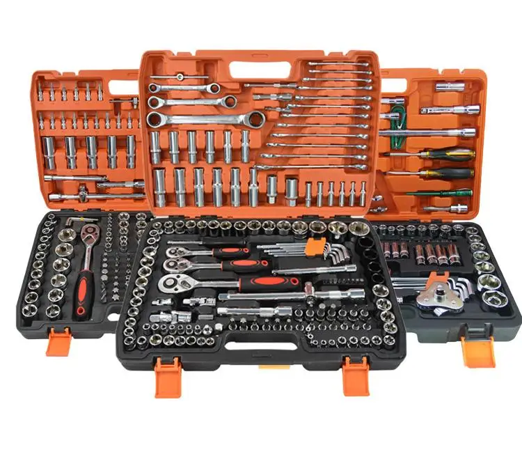Kit d'outils de réparation auto 216 pièces - Acier Chrome Vanadium