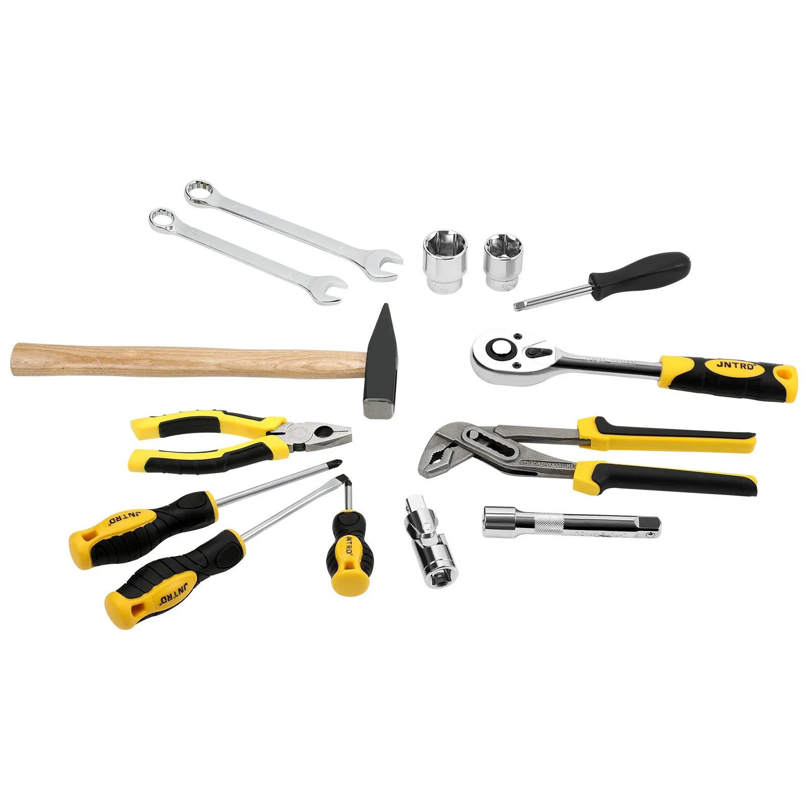 Kit d'outils de jardin multifonctionnel 147 pièces – Acier robuste, boîte de rangement incluse