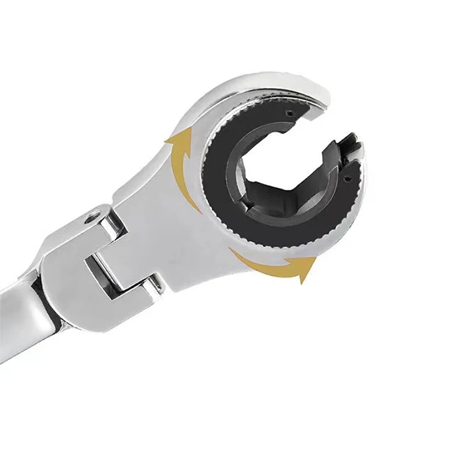Clé à Cliquet Tube 2-en-1 Fleur de Prunier MAISIDE – 8 à 19mm, 72 dents