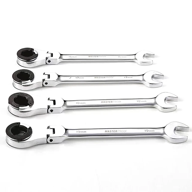 Clé à Cliquet Double Tête MAISIDE 72 Dents – Acier Chrome 8-19mm