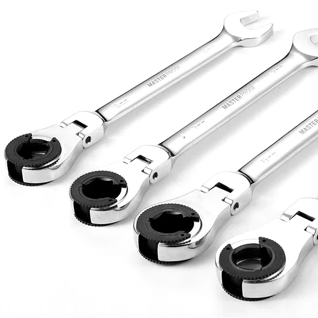 Clé à Cliquet Double Tête MAISIDE 72 Dents – Acier Chrome 8-19mm