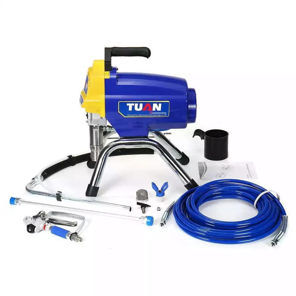 Machine de Pulvérisation Mastic HVLP 1800W – Pistolet à Peinture Industriel Portable