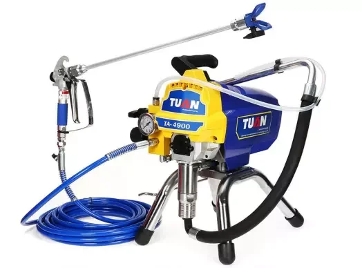 Machine de Pulvérisation Mastic HVLP 1800W – Pistolet à Peinture Industriel Portable