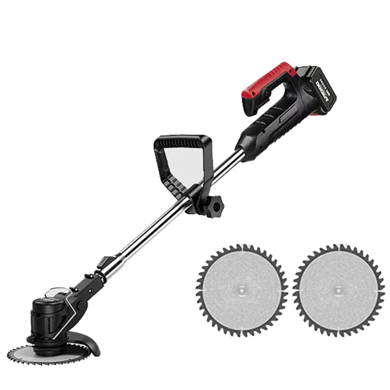 Tondeuse à Gazon Électrique Portable 1800W – Coupe-Brosse Télescopique Rechargeable