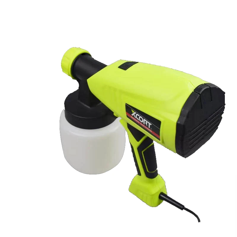 Pistolet de Pulvérisation Électrique XCORT 500W – Godet 800ml, Buse Double