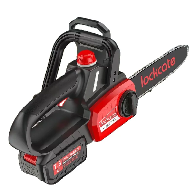 DEKO Scie à Chaîne Électrique Sans Fil 21V 1000W – Lame 24cm, Batterie Lithium Rechargeable