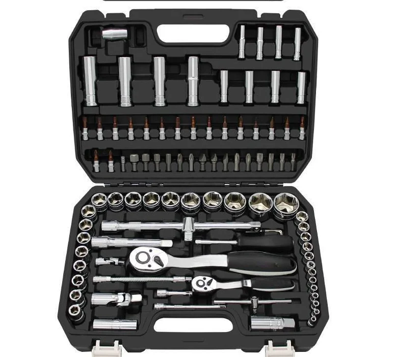 Coffret d'outils 94 pièces en acier chrome-vanadium – Bricolage & Réparation