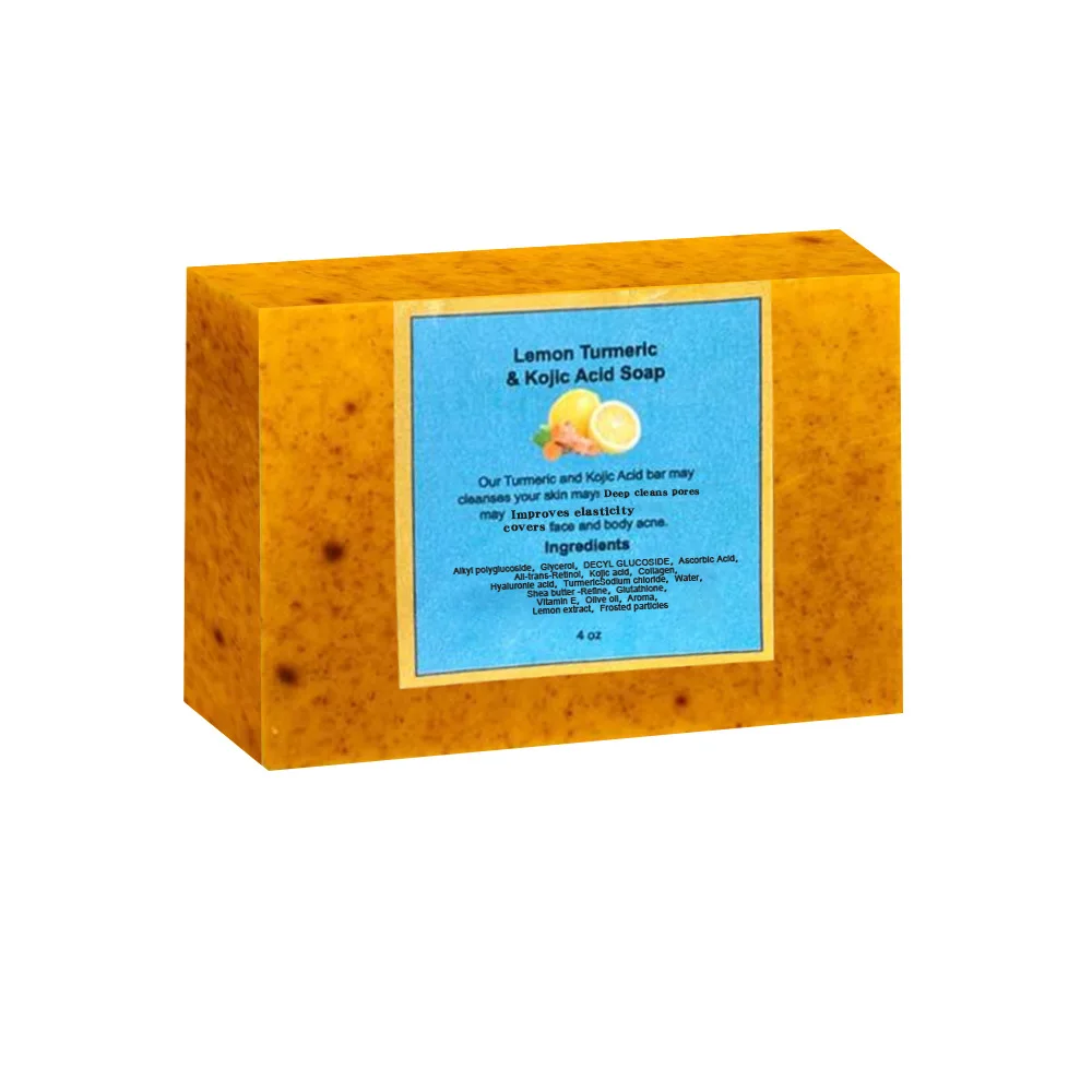 Savon Curcuma & Acide Kojique 100/150g – Éclaircissant, Anti-Taches, Unifiant, Hydratant