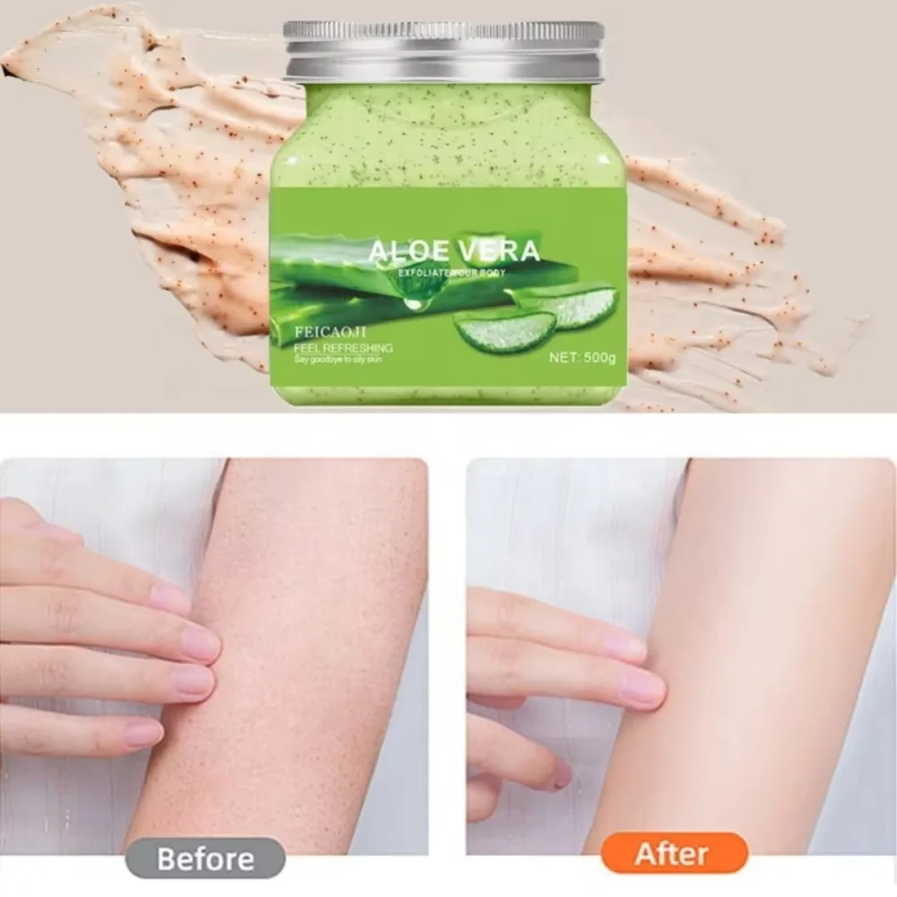 Gommage Corporel Naturel Exfoliant & Blanchissant au Sel de Mer – 500g