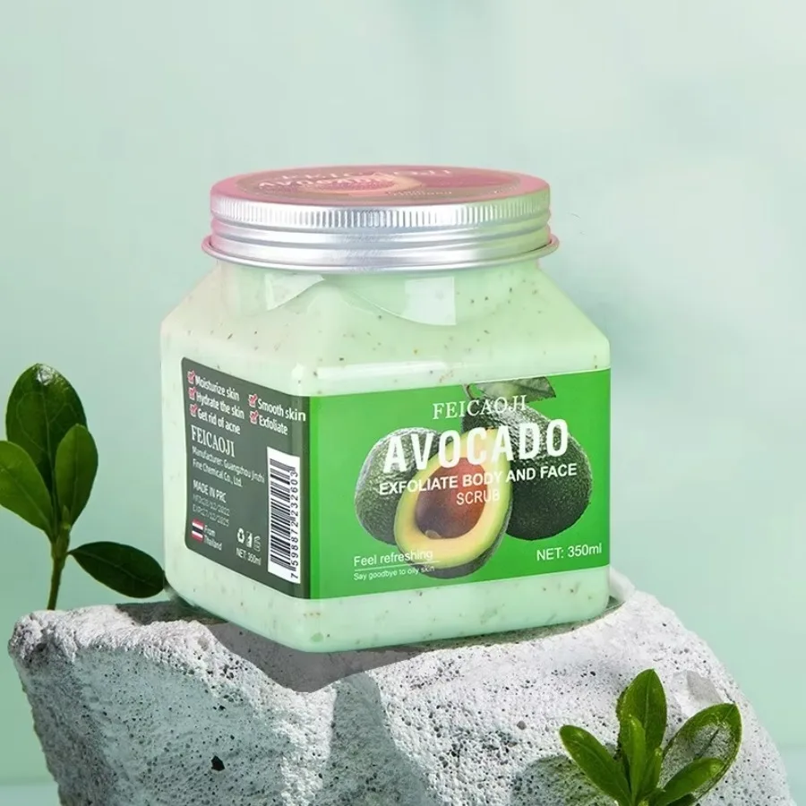 Gommage Corps Café & Riz 350g – Exfoliant Hydratant Éclat Peau