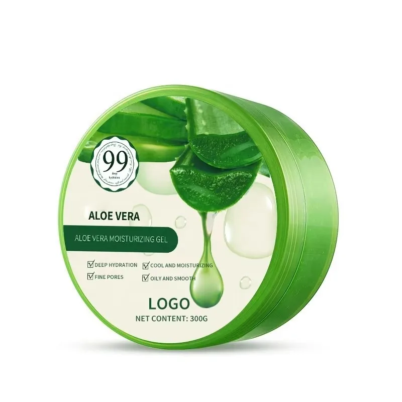 Gel Crème Aloe Vera Hydratant & Apaisant 300g – Tous Types de Peau